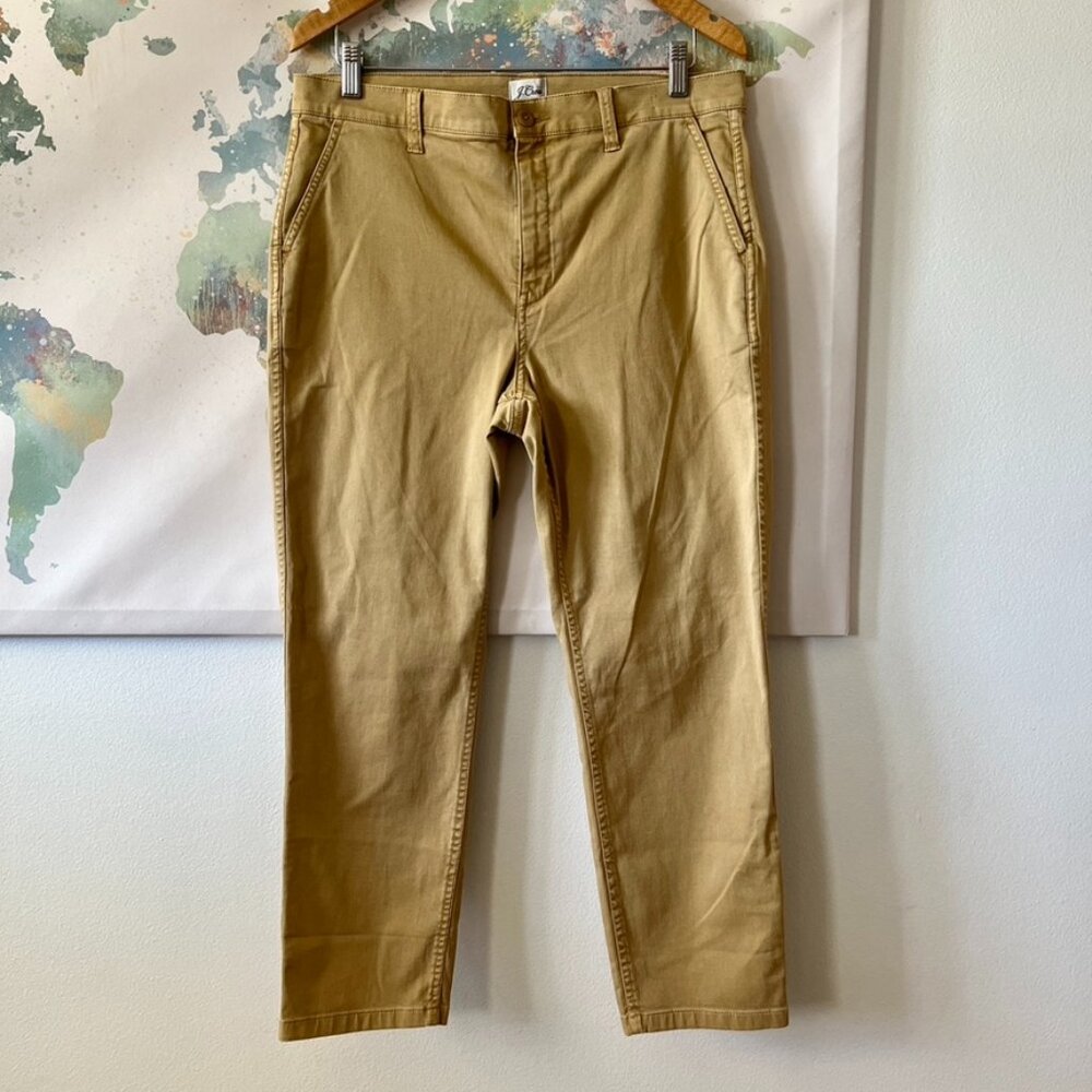 J. Crew Pants‎ Vintage Slim Straight Stretch Chino Honey Brown NWT Size 31